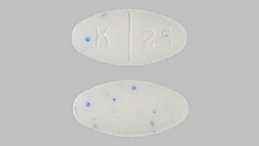 White Oval Pill K 25 Health Plus City