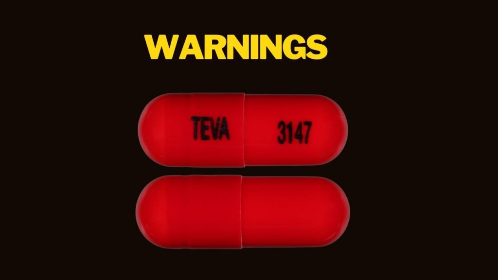 Teva 3147 Pill Warnings & Precautions