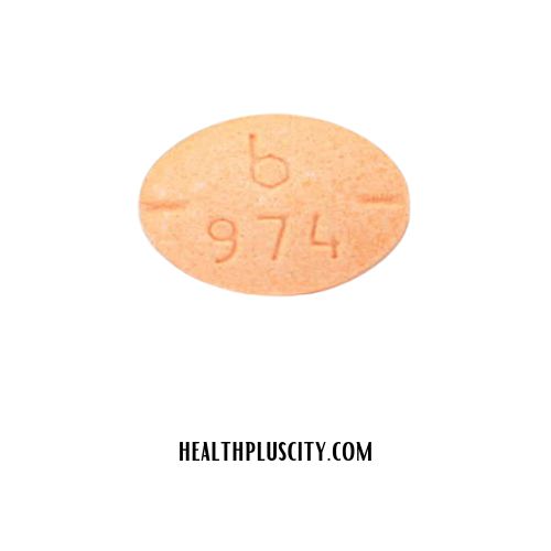 B 974 Pill (Orange/Round) Identification - Healthpluscity